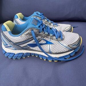Brooks Women's Running Sneakers - Blue, Gray & Yellow